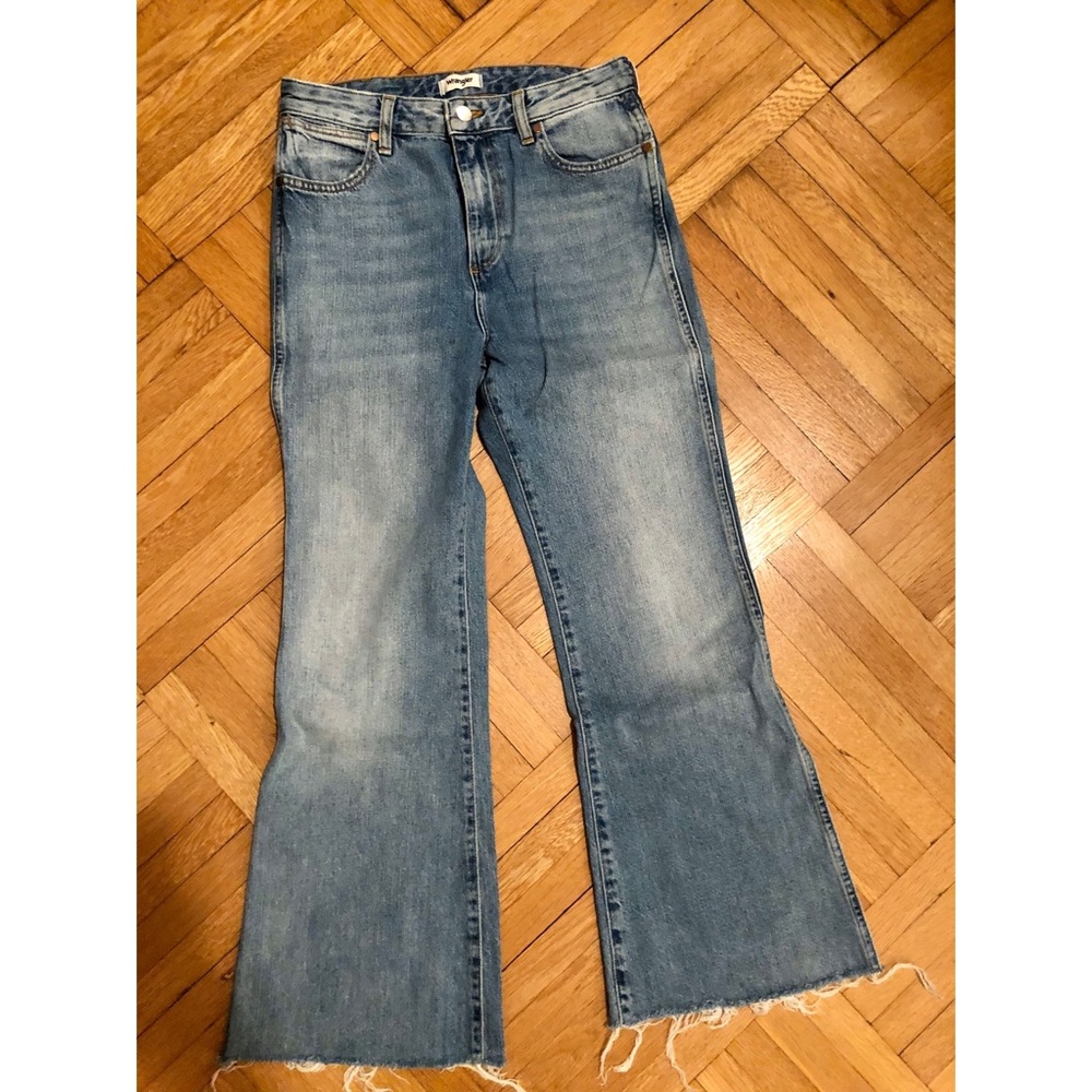 Wrangler hi rise vintage style flares